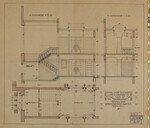 Detailtekening van de hal en trappenhuis
              <br/>
              Beeldbank Gelders Archief, 1921